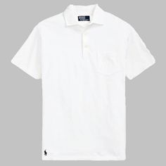 Polo Ralph Lauren Men's Classic Fit Cotton Polo Shirt White Size Xxl Msrp $148.00 Made Of Comfortable Brushed Cotton, This Polo Ralph Lauren Polo Shirt Offers A Relaxed Look. A Button-Front Placket And One Chest Slip Pocket Finish The Collared Look. Spread Collar Short Sleeves Chest Slip Pocket Button-Front Placket 100% Cotton Machine Wash Imported Authenticity Guaranteed All Products Are Purchased From Authorized Wholesalers Or Distributors Red And Black Shirt, Polo Ralph Lauren Shorts, Striped Short Sleeve Shirt, Ralph Lauren Polo Shirt, Polo Shirt White, Ralph Lauren Long Sleeve, Ralph Lauren Polo Shirts, Ralph Lauren Shorts, White Polo