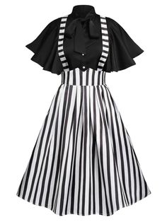 Classic Styles – Page 7 – Retro Stage - Chic Vintage Dresses and Accessories Retro Stage, Art Factory, Standard Dress, Suspender Skirt, Drawing Clothes, Mode Inspo, Character Outfits, Black Solid, Retro Dress