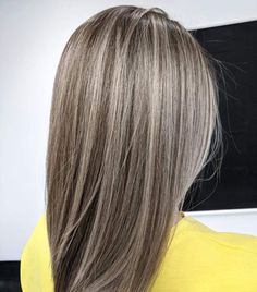 Blend White Hair With Highlights, Ash Blonde Babylights On Brown Hair, Baby Lites Hair Highlights, Brown Hair With Blonde Babylights, Babylights Blonde Highlights, Highlights Babylights, Baby Highlights, Babylights Hair, Grey Blonde Hair