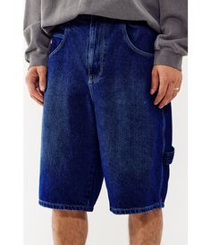 From BDG Urban Outfitters, these shorts feature:Mid riseRelaxed fitFlat-front stylingTwo front pocketsTwo back pocketsOne side pocketBack logo7" inseamCottonMachine wash/line dryImported. Denim Shorts With Multiple Pockets, Bermuda Shorts With Side Pockets For Streetwear, Bermuda Streetwear Shorts With Side Pockets, Knee-length Bermuda Shorts With Side Pockets For Streetwear, Sporty Short Pants With Side Pockets, Sporty High-waisted Shorts With Pockets, Relaxed Fit Cargo Shorts With Pockets, Streetwear Bermuda Shorts With Pockets, Sporty Bermuda Bottoms With Cargo Pockets