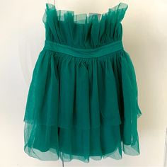 Brand New With Tags, Never Worn. Teal Tulle Mini Dress Size Small. Cute And Playful - Great For Spring And Summer! Sweetheart Strapless Dress, Purple And Black Dress, Red Ball Gown, Tulle Mini Dress, Strapless Lace Dress, Cocktail Dress Prom, Tube Top Dress, Blue Tulle, Black Halter Dress