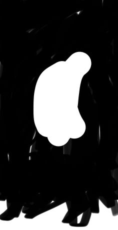 an apple logo is shown in black and white