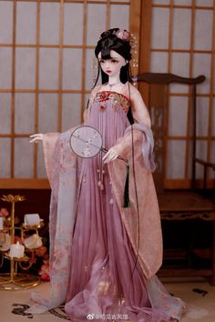 Fem Sasuke, Jaina Solo, Chinese Dolls, Ancient Chinese Clothing, Headpiece Diy, China Dolls, Fashion Design Drawings, Pretty Dolls