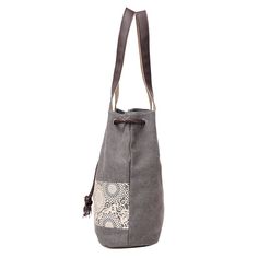 This canvas handbag with drawsting closure design. inside zipper layered sections for putting daily essentials. Available in different colors. Vintage Designer Handbags, Folk Style, Cute Canvas, Weekend Bag, Linnet, Canvas Handbags, Designer Shoulder Bags, Mori Girl, Casual Tote