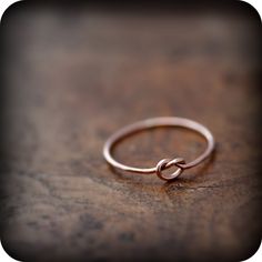 Knot ring - solid 14K rose gold ring Simple Rose Gold Toe Ring, Simple Rose Gold Ring For Gift, Simple Adjustable Rose Gold Rings, Gold Knot Ring, Rings Rose Gold, Gold Rings Jewelry, Wedding Rings Rose Gold, 14k Rose Gold Ring, Knot Ring