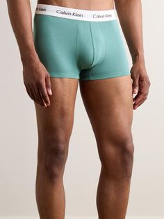 Calvin Klein Underwear's pack of three boxer briefs is a handy way to restock your underwear drawer. They're made from stretch-cotton for a comfortable fit and finished with the label's logo-woven waistband. Nike Summer Shoes, Tom Ford Bag, Wardrobe Edit, Luxury Sneakers, Outdoor Running, Loungewear Shorts, Short Suit, Classic Sneakers, Suede Jacket