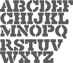 the letters and numbers are made up of different type of font, including one for each letter