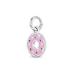 Have some fun adding these adorable food charms to your little girls charm bracelets. A mixture of different snacks, desserts and sweets that any foodie will love to receive. These sweet enamel designed treats are made from a hypoallergenic 925 sterling silver, safe for young girls with sensitive skin. A gift box is included with your purchase for an easier gifting experience. Playful Pink Jewelry With Removable Charms, Sweet Pink Nickel-free Jewelry, Pink Heart Charm For Mother's Day, Personalized Cute Charms For Birthday, Cute Personalized Birthday Charms, Pink Birthday Charms, Cute Charms For Valentine's Day Gift, Cute Valentine's Day Gift Charms, Personalized Pink Charms For Birthday