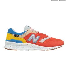 997h 'Energy Red Atomic Yellow' New Balance , Sneakers , 997h New Balance 997h, Balance Sneakers, New Balance Sneakers, New Balance Shoes, Yellow Blue, Mens Shoes Sneakers, Tennis Shoes, Atom, Red Yellow