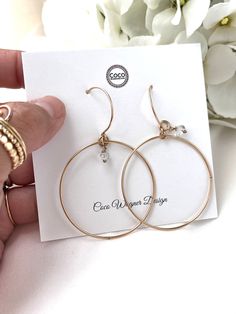 Just as effortless as they are simple, these hoop earrings are an essential everyday piece. Item Details: • This listing is for A PAIR ( 2 pieces ) earrings.• All metal is components are sterling silver and 14k gold-fill• Hoops measure 40mm in diameter.• Herkimer quartz crystals prized, each Herkimer diamond is a natural entity and no stone is identical.• The order will arrive in a gift-wrapped box and free polishing cloth. It will be ready for gift giving. All our work is custom-made by hand in Delicate Everyday Hoop Jewelry, Everyday Simple 14k Gold Jewelry, Delicate Tarnish Resistant Hoop Earrings For Everyday, Everyday 14k Rose Gold Hoop Earrings, Everyday Rose Gold 14k Hoop Earrings, Delicate Tarnish-resistant 14k Gold-filled Hoop Earrings, Delicate 14k Gold Filled Hoop Earrings For Everyday, Delicate Round Hoop Earrings For Everyday, Delicate Gold Hoop Earrings For Everyday