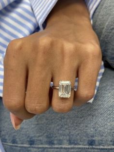 ad eBay - Solitaire Diamond Ring F VS1 Emerald Cut 5 Carat Grown Lab Created Platinum - Buy Now, click the link (eBay) Unique Emerald Cut Engagement Rings, Emerald Rings, Solitaire Diamond Ring, Emerald Cut Diamond Ring, Rings Diamond, Solitaire Diamond, Diamond Solitaire Rings, Diamond Solitaire, Solitaire Ring