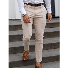 Season:Spring  Summer; Fabric:60% Cotton; Gender:Men's; Style:Fashion,Casual; Occasion:Outdoor,Going out,Daily; Details:Belt Not Included; Fit Type:Regular Fit; Function:Comfort,Soft,Breathable; Waistline:Mid Waist; Pattern:Plain; Design:Pocket; Pants Type:Chino Pants,Trousers,Chinos; Front page:FF; Listing Date:08/30/2023; Hips:; Length:; Waist: Going Out Fashion, Pants Pocket, Chino Pants, Casual Black, Plain Design, Type Of Pants, Pocket Pants, Fashion Mode, Mens Trousers