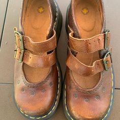 Vintage Women's Size 8M (39 EU) Doc Martens Mary Janes Doc Martens Mary Janes, Leather Shoes Brand, Mood Bored, North Country, In The Closet, Leather Mary Janes, Dr Martens Shoes