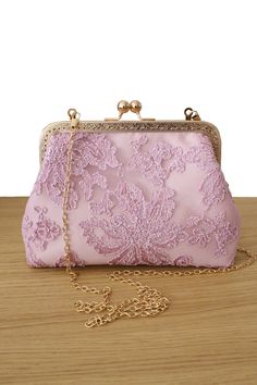 Our collection of Bridal Blush bag and Wedding clutch bag made in France.  Luxury, Party girl or simply Romantic our Wedding clutch Frame kiss lock. This Lace wedding bag for Bridal  Season 2024-2025.  Trendy bags purses for Wedding Day. Bridal clutch for wedding day. The Bridal Blush bag and Lavender shadow evening bags are a unique piece of the Olga's Luxury Creation. They will sublimate you during your galas, parties and events. Elegance, style and originality are the key parts of these creat Wedding Clutch Bag, France Luxury, Silk Purse, Trendy Bags, Bridesmaid Gift Bags, Clutch Bag Wedding, Luxury Party, Bridal Bag, Elegance Style