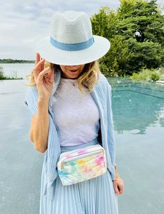 The bag that will never leave your side. Around town or the world, our plush and versatile puffer fanny pack in watercolor is designed to accompany you on all your wildest adventures! A vibrant fusion of soft pastels meets the delicate artistry of a watercolor painting. Take me to the sea, just YOU and Me! HI LOVE Insider: The adjustable belt works well over the shoulder, around the waist, or crossbody. Functional, lightweight, and versatile fashion Featuring interior credit card slots and an ad Multicolor Belt Bag With Removable Pouch For Travel, Summer Travel Belt Bag Pouch, Trendy Summer Travel Belt Bag, Multicolor Belt Bag For Everyday Summer Use, Trendy Multicolor Belt Bag For Summer, Watercolor Tie Dye, Hi Love, Butterfly Habitat, Just You And Me