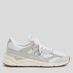 New Balance X-90 Sneakers In White/Cream. Size 6. Nwot. Comes With White Shoelaces As Well. Gorgeous Cream And Beige Coloring. Cover Photo Is A Similar Color Way. Details From Site Below: The X-90 Reconstructed Sneaker Leverages The Unmistakable Character And Style Of The 90s With A Pared-Down Upper That's At Once Minimalist And Modern. A Chunky Revlite Midsole Unit Adds Style And Comfort Underfoot. Sporty Off White Lace-up Sneakers, White High-top Chunky Sneakers With Air Max Cushioning, White New Balance Chunky Sneakers, White New Balance Sporty Chunky Sneakers, White Sporty New Balance Chunky Sneakers, White Sporty Chunky New Balance Sneakers, Casual White New Balance Running Shoes, Off White Sneakers For Streetwear, White Medium Fit Low-top Chunky Sneakers