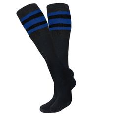 -Baseball Socks Softball Striped Tube Socks Cotton Game Socks Black & Navy Blue- -----4-Pack Of Knee High Sports Socks------ -----Unisex - 23" Long----- Baseball / Softball Striped Tube Socks - Black And Navy Blue Unisex Tube Socks 23" Long Size: 10-15 80% Cotton, 20% Polyester Set Of 4 Pairs Color: Black Socks With Navy Blue Stripes Black Knee-high Sports Socks, Casual Black Knee-high Sports Socks, Black Breathable Sporty Knee-high Socks, Sporty Black Breathable Knee-high Socks, Sporty Knee-high Socks For Winter, Sporty Knee-high Winter Socks, Breathable Black Knee-high Socks, Comfortable Breathable Black Knee-high Socks, Black Breathable Knee-high Socks