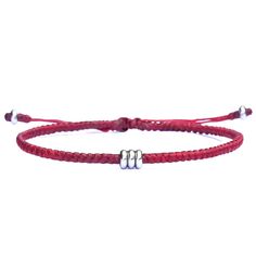 Introducing the "Iron Flow" bracelet – a symbol of strength and protection. Handcrafted in the UK, this vibrant red cord bracelet adorned with steel beads is the perfect iron 6th anniversary gift, embodying durability and resilience.  The bold red cord adds a striking touch, while the steel beads, known for their protective properties, make this bracelet more than just an accessory; it's a shield against life's trials, offering both physical and emotional fortitude. Celebrate your enduring love Red Minimalist Jewelry With Adjustable Cord, Minimalist Red Beaded Bracelets For Everyday, Red Minimalist Beaded Bracelets For Everyday, Minimalist Nylon Cord Bracelets As Gifts, Adjustable Red Bracelets For Everyday, Red Adjustable Bracelets For Everyday, Red Jewelry With Adjustable Length For Everyday, Red Waxed Cord Bracelet With Sliding Knot, Red Waxed Cord Friendship Bracelets