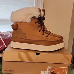 Brand New In Box Waterproof Brownish Colored Furry Lined Water Proof Boots, Koolaburra By Ugg, Waterproof Boots, Water Proof, Womens Uggs, Winter Rain, Ugg Shoes, Rain Boots, Women Shoes