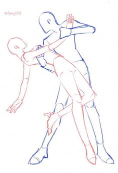 a drawing of two people hugging each other