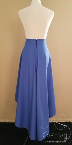 "High Low Skirt Available in Any Size and Any Color - Swallowtail Maxi Skirt - Hi-Lo Skirt This high low skirt is short in the front and long maxi length in the back. It drapes beautifully and flows elegantly as you move and walk around in this skirt. It is shown in these photos in colors 'lapis blue' , 'ruby red', and 'prussian' but the skirt is also available in any color of your choice. Each skirt is custom made for your height and waist measurement. The skirt is ankle length in the back and Blue A-line Cotton Bottoms, Solid Cotton Asymmetrical Skirt, Blue Asymmetrical Flowy Skirt, Cotton Asymmetrical Flowy Skirt, Blue A-line Fitted Bottoms, A-line Stretch Cotton Bottoms, A-line Cotton Bottoms, Solid A-line Cotton Bottoms, Solid Cotton A-line Bottoms