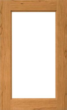 a wooden frame with white paper on the bottom and bottom panel, in an oak finish