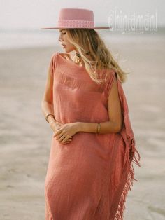 Coral Pink Boho Goddess Poncho Dress | Boho Festival Outfits | Beach Tunic Dress | Goddess OutfitsBoho Goddess Poncho Dress | Boho Festival Outfits | Beach Tunic Dress | Goddess Outfits Boho Chic Fashion Bohemian, Beach Tunic Dress, Boho Festival Outfit, Boho Womens Clothing, Goddess Outfit, Beach Poncho, Poncho Dress, Beach Tunic, Bohemian Style Clothing