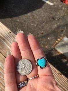 Native American turquoise rings in sterling silver. Super pretty pieces. I've got two of these in two different sizes. Convo me and tell me which one you would like. Please look at my pictures so you can see gram weight of each ring and approximate measurements. Sold separately Size 7.5. Heart shape stone Size 6.5 heart shape stone. ( pointer finger, 3rd picture) Size 8.5 oval shape stone Handmade Sterling Silver Turquoise Ring, Southwestern Sterling Silver Turquoise Ring, Untreated Turquoise Sterling Silver Ring, Sterling Silver Turquoise Ring With Natural Stones, Nickel-free Southwestern Round Turquoise Ring, Southwestern Sterling Silver Turquoise Ring With Natural Stones, Nickel Free Round Southwestern Turquoise Ring, Nickel-free Round Southwestern Turquoise Ring, Nickel-free Round Turquoise Southwestern Ring