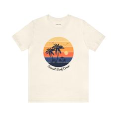 sunset surf crew tshirt Sunset Backdrop, Sunset Surf, Surf Lifestyle, Surf Wear, Beach Vibes, Beach Vibe, The Ocean, Design Features, Surfing