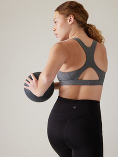 BEST FOR CARDIO: run + train + HIIT IMPACT: Medium-impact workouts, best for D-DD+ cups FEEL: SuperSonic fabric is sleek with supportive compression FAVE: Sleek racerback design provides distraction-free mobility and airflow Easily pairs with the Empower Mastectomy Bra Insert 1X-3X sizes have hook-and-eye back closure for added support Designed for D-DD+ cups. Now available in plus sizes 1X to 3X. Functional Activewear With Built-in Padding For Sports, Technical Activewear With Built-in Padding For Training, Compression Activewear With Built-in Padding For Sports, Stretch Sports Bra With Go-dry For Sports Events, Go-dry Stretch Sports Bra For Sports Events, Go-dry Stretch Sports Bra For Events, Dynamic Moisture-wicking Activewear For Gym, Go-dry Stretch Sports Bra, Dynamic Breathable Athletic Activewear