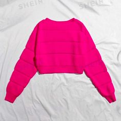 Casual Regular Fit Non Stretch 100% Acrylic Round Neck Cute And Warm But Not Too Thick!! Winter Knit Sweater, Sweater Trends, Y2k Aesthetic Outfits, Spring Sweater, Women Rising, Red Lingerie, Crop Sweater, Sweater Brands, Knitting Women Sweater