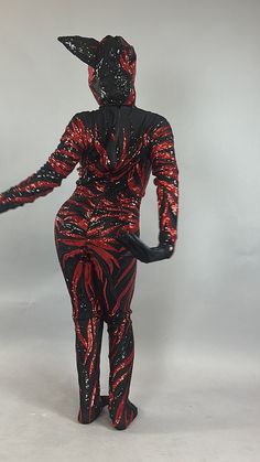 About this item Abstract Ted/Black Sequined Kitty Cat.Catsuit, zentai costume perfect for contortion act or dance or festival costume.IMPORTANT:This custom costume is not exchangeable or refundable however, you can send it back for one free alteration. Shipping paid by the customer both ways.Head, gloves and socks are detachable and I could also put zipper upfront if you prefer. Just send me a message on Etsy!The fabric is is 4 way stretch high quality sequins Lycra mesh , print will never fades High Stretch Bodysuit For Halloween Party, Stretch Rave Unitard For Costume Party, Fitted Rave Unitard For Costume Party, Rave Style Stretch Unitard For Costume Party, Rave Unitard For Halloween Costume Party, Fitted Costume For Carnival Dance, Rave Style Unitard For Halloween Costume Party, High Stretch Unitard For Halloween Costume Party, Fitted Halloween Costume Unitard