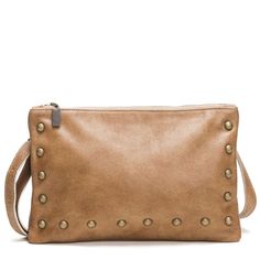 ⭐️⭐️⭐️⭐️⭐️ 5 star review: Crossbody perfection!
I’ve been anxiously waiting to add the Rosarito Beach Nikki to my growing Brynn Capella collection and wow! Gorgeous golden tan, soft leather, medium sized and roomy with the must-have exterior zipped cell phone pocket, and low maintenance! I love the design and durability of Brynn’s bags, and the personalized customer service is unsurpassed. Luxury Pouch, Rosarito Beach, Studded Clutch, Golden Tan, Tan Top, Antique Brass Hardware, Purse Strap, Leather Gifts, Guitar Strap