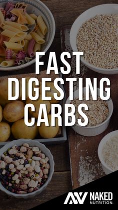 Carbs are often villainized, but they are an essential nutrient that provides us with energy throughout the day. You may have heard different terms for carbs, such as simple, refined, or fast-digesting, but what do these mean, and are they bad for us? Fast Digesting Carbs, Fast Digesting Foods, High Glycemic Index Foods, Low Glycemic Index Foods, Fiber Diet, Carbohydrates Food, High Fiber Diet, High Fiber Foods, Diet Guide