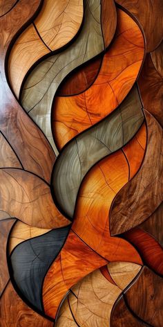 an abstract wooden wall with many different colors