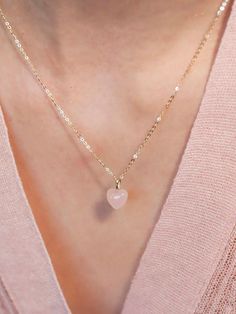 Composition : Pendant - 14k 58.5% / Rose Crystal, Chain - Silver 92.5 + 18k 3% (nickel-free)Color : Yellow GoldCountry of Origin : Republic of Korea Rose Crystal, Chain Silver, Crystal Chain, Accessories Jewelry Necklace, Women Accessories Jewelry, Pink Quartz, Crystal Heart, Heart Necklace, Stones And Crystals