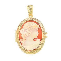 Rooted in the time-honored tradition of individual cameo carving, Cameo Italiano is redefining the heirloom by creating hand-carved cameo jewelry with a twist. Cameo Italiano showcases hand-carved shell cameos from the finest artisans in Italy and is one of the world's largest suppliers of cameos.FeaturesThe enhancer bail lets you easily place the locket on many of your favorite chains or necklaces.DetailsMaterial Content: Sterling SilverPlating Type:White Rhodium18K Yellow GoldFinish: PolishedS Elegant Oval Cameo Locket Necklace, Oval Cameo Keepsake Jewelry, Elegant Cameo Jewelry Keepsake, Elegant Cameo Keepsake Jewelry, Cameo Medallion Locket Necklace Keepsake, Cameo Medallion Locket Necklace For Keepsake, Keepsake Medallion Locket Necklace With Cameo, Lock Of Hair, Hair Locks