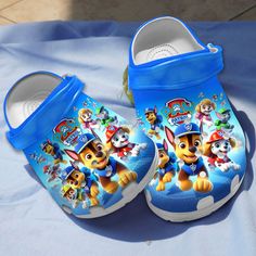 Of Paw Patrol Blue Clogs Blue Synthetic Slippers With Rubber Sole, Casual Light Blue Slip-on Clogs, Blue Closed Toe Clogs With Rubber Sole, Blue Non-slip Synthetic Clogs, Light Blue Non-slip Slip-on Clogs, Casual Non-slip Light Blue Clogs, Casual Blue Mules With Rubber Sole, Blue Closed Toe Synthetic Slippers, Blue Synthetic Closed Toe Slippers