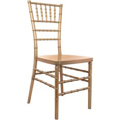 an image of a wooden chair on white background