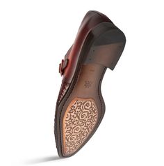 Mezlan Style #21069-Cognac/Rust Hand Burnished Woven Calfskin slip-on Monkstrap shoe from the Mezlan collection features their injected memory foam comfort-cushioned insole, soft Calfskin lining and a Designer Full Leather Sole with Artisan Insert! Handmade in Spain. Leather Monk Strap Shoes With Textured Sole For Business, Luxury Slip-on Monk Strap Shoes With Leather Lining, Monk Strap Shoes For Galas With Removable Insole, Luxury Leather Lined Slip-on Monk Strap Shoes, Formal Closed Toe Slip-ons With Removable Insole, Classic Brown Monk Strap Shoes With Textured Sole, Calf Leather Slip-on Monk Strap Shoes For Galas, Slip-on Monk Strap Shoes With Rubber Sole, Calf Leather Slip-on Monk Strap Shoes With Leather Sole