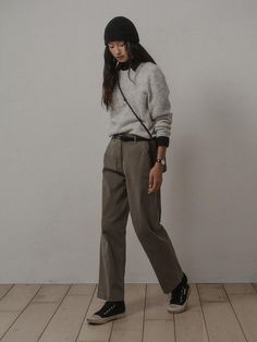 Composition : Cotton 100%Color : Khaki_S,Khaki_MCountry of Origin : Republic of Korea Fall Fits, Color Khaki, Chinos Pants, Casual Pants, Composition, The Originals, Clothes For Women, Pants, Clothes