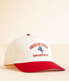 The Happiest American Cowboy Baseball Hat - Red/Cream , Women's Naturalred Embroidered snapback hat One size fits most. 65% Polyester 35% Cotton. Apparel & Accessories > Clothing Accessories > Hats Cowboy Baseball Cap, Lana Del Rey Baseball Cap, Cute Baseball Caps, Portrait Outfits, Senior Portrait Outfits, American Cowboy, Happy Hat, Vintage Baseball Caps, Best Caps