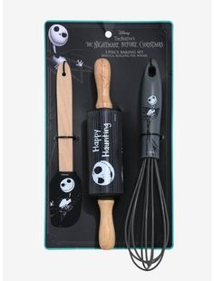 the nightmare before christmas kitchen utensils and whisk set in box with package