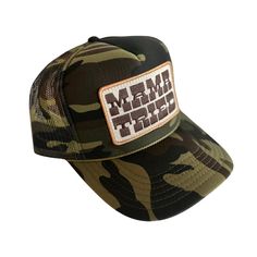 Mama Tried Patch Trucker Hat This his or hers trucker is part of our 2024 Originals Trucker Collection. Cute and perfect for your next day in the sun. So many fun and original styles to choose from! So light, medium/high profile and a perfect addition to your growing hat collection. 5 Panel Foam Mesh Back Trucker, Pro Style Adult Sizing 100% Poly Foam Front, 100% Nylon Back Designed and Finished in Sunny San Diego Spring Trucker Hat For Outdoor Activities, Summer Trucker Snapback Hat, Summer Trucker Baseball Cap, Brown Summer Trucker Hat With Curved Bill, Brown Curved Bill Trucker Hat For Summer, Spring Outdoor Trucker Snapback Hat, Spring Snapback Trucker Hat For Outdoor Activities, Brown Trucker Hat With Letter Print, Curved Bill Baseball Cap For Summer Camping