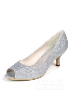 Low Heel Sparkling Peep Toe Bridal Shoes CK0069 Quince Heels, Reception Shoes, Wedding Boots, Bridal Dress Fashion, Wedding Look, Low Heel Shoes, The Groom, Perfect Shoes, Mother Of The Groom