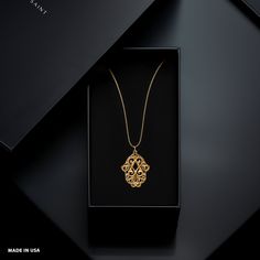 Elevate your style with our gold Hamsa hand pendant. This solid gold necklace showcases exquisite craftsmanship, symbolizing protection and blessings. The 14 karat gold Hamsa Hand pendant is more than just jewelry; it's a fine representation of symbolism and cultural significance, also available in 18k yellow gold. PENDANT INFORMATIONThis pendant is made of real, solid gold.• Made in USA• Material: 14k or 18k solid gold• Finish: polished• Height: 1.25" (32 mm) x Width: 1" (24,5 mm)• Pendant weig Hand Pendant, Gold Hamsa, Hamsa Pendant, Solid Gold Necklace, Solid Gold Chains, Floral Pendant, With Meaning, Patron Saints, Hamsa Hand