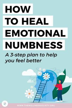 Are you feeling mentally or emotionally numb? Read our 3 step plan to feeling better today #wellbeing #selfhelp #mentalhealth Emotionally Numb, Feeling Numb, Mental Health And Wellbeing, Feeling Better, Coaching Tools, Healthy Routine, Therapy Tools, Self Reminder