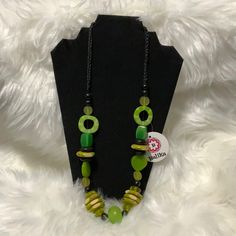 Handcrafted Beaded Wood Necklace From Thailand. Reach Out With Questions. Casual Wooden Beaded Necklaces, Elegant Green Beaded Necklaces With Wooden Beads, Elegant Green Wooden Beaded Necklaces, Adjustable Long Beaded Necklace As Fashion Accessory, Elegant Green Beaded Necklace With Wooden Beads, Adjustable Green Beads Long Necklace, Adjustable Green Wooden Beads, Elegant Wooden Beads Jewelry For Beach, Adjustable Green Beaded Necklace