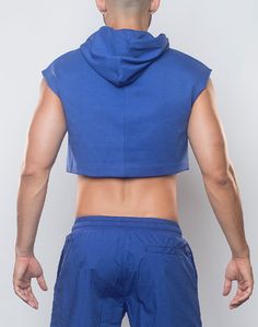 Dare to rock urban style with a touch of athletic grace in the Supawear Cropped Hoodie. Crafted for ultimate comfort, it features a plush, breathable cotton/poly blend that feels like a second skin. Its sleek fit guarantees a sharp look, while the hood brings an edgy edge. Perfect for the gym or a night out, this cropped hoodie is a must-have. Fit: 3/4 Cropped Hoodie Great For: All day and night comfort and confidence Campaign model is 176cm/76kg wearing a size M The product model is 189cm/87kg wearing a size M Features: Three-quarter cropped fit to show off your body and stand out from the crowd Soft and breathable cotton blend so you feel fresh throughout the day Spacious hoodie with adjustable drawstring so you control the vibe Material: 51% Cotton / 49% Polyester 3/4 CROPPED FIT SOFT A Blue Hooded Hip Hop Top, Blue Hip Hop Hoodie For Sports, Moisture-wicking Cotton Hooded Top, Urban Hooded Sports Top, Urban Sports Hooded Top, Hip Hop Hooded Sports Tops, Hooded Hip Hop Sports Top, Casual Cotton Hooded Activewear, Blue Hooded Urban Top