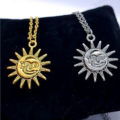 Celestial Sun & Moon Pendant Moon Goddess Astrology Necklace Solar Motif Jewelry Makes A Great Gift: Christmas, Birthday, Wife, Best Friend, Girlfriend, Bff, Sister, Aunt, Cousin, Grandma, Teacher, Secretary, Fashionista, Kids, Teens, College Student Theme: Astrology, Greek Mythology, Celestial, Solar System, Symbolic, Wisdom, Strength, Couples, Best Friends Characters: Crescent Moon, Sun Shining, Sunrays Type: Pendant Charm Necklace, Fashion Jewelry, Ornament, Accessory Includes: Pendant + Dain Best Friends Characters, Fashionista Kids, Astrology Necklace, Celestial Sun, Grandson Gift, Sun Shining, Friend Girlfriend, Friends Characters, Moon Sun